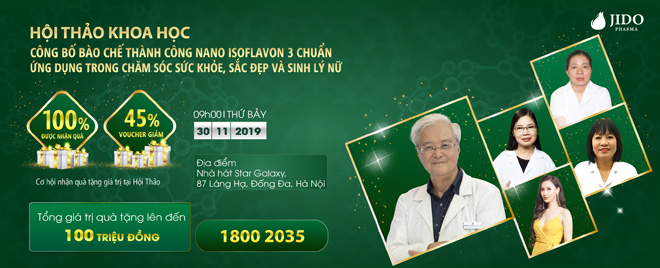 Các chuyên gia hàng đầu trong lĩnh vực sản phụ khoa tham dự Hội thảo Khoa học công bố bào chế thành công công nghệ Nano isoflavon “3 chuẩn”