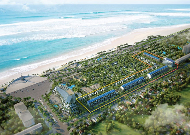 Phối cảnh Tổ hợp căn hộ và biệt thự du lịch biển Thera Premium