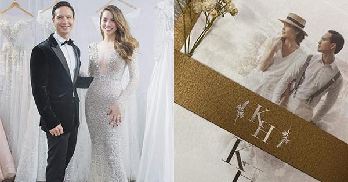 Ca nhạc - MTV - Thực hư chuyện rò rỉ thiệp cưới sang trọng của cặp đôi Hồ Ngọc Hà và Kim Lý