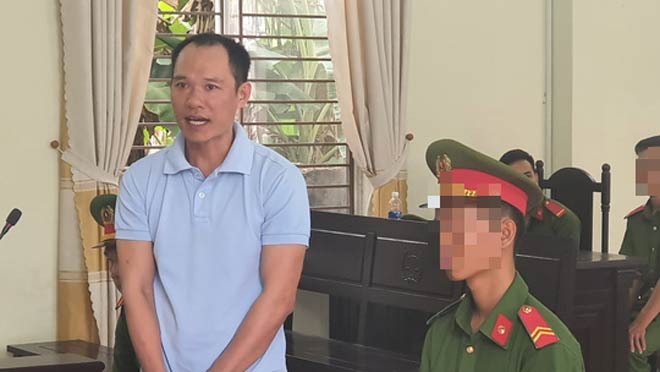 Bị cáo Sơn tại tòa