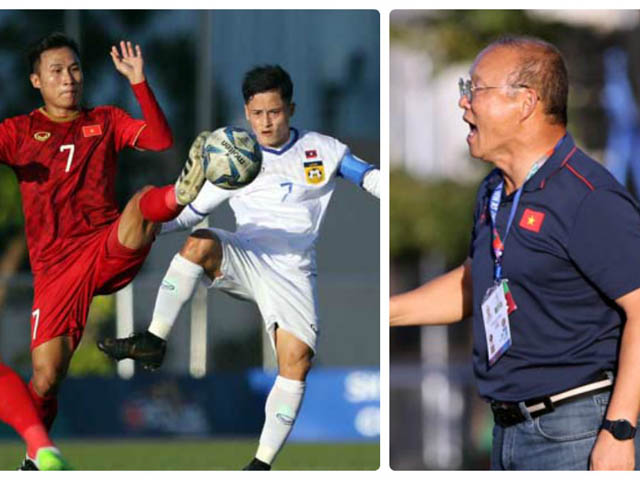 Bóng đá - Thầy Park nhặt bóng, thúc giục học trò "bắn phá" U22 Lào