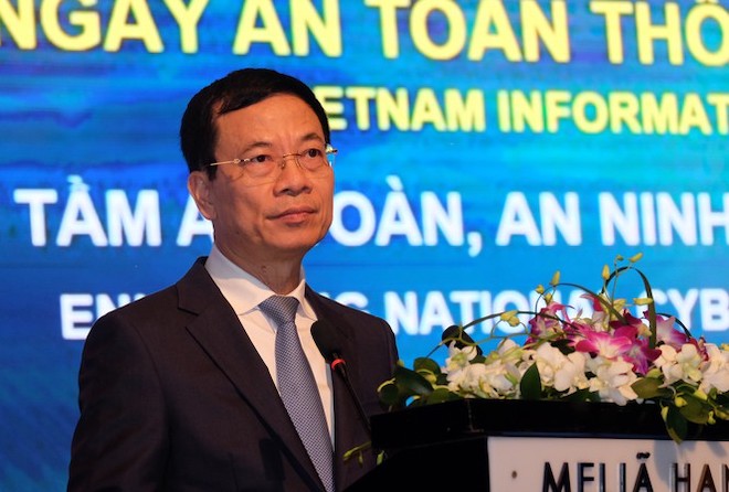 Bộ trưởng Nguyễn Mạnh Hùng: "Không ai an toàn một mình trong thế giới mạng" - 1