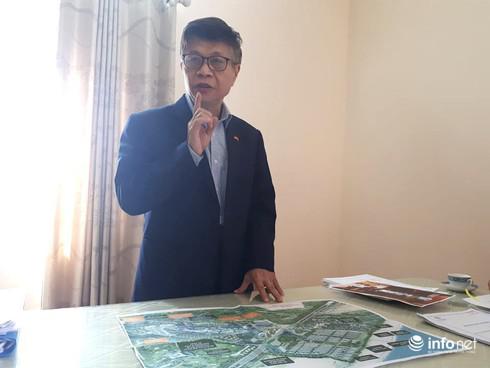 Ông Mai Huy Tân - Chủ tịch HĐTV kiêm Giám đốc Công ty TNHH Nhịp cầu Việt Đức là một doanh nghiệp đang sở hữu 42 sản phẩm bất động sản tại dự án Cocobay Đà Nẵng. (Ảnh: Minh Thư)