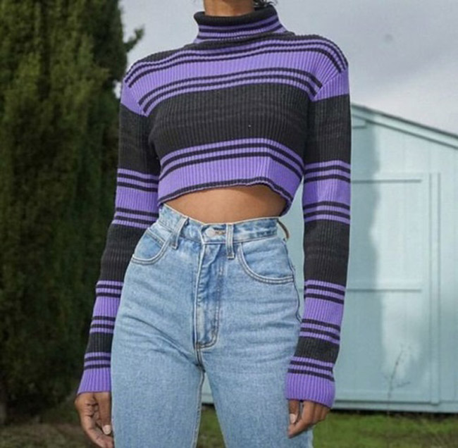 Đủ kiểu diện trang phục kẻ sọc ấn tượng, sành điệu cho mùa lạnh - 10