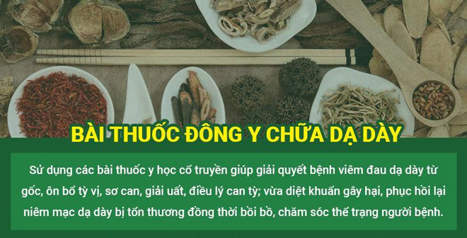 Ưu điểm khi dùng thuốc Đông y chữa đau dạ dày