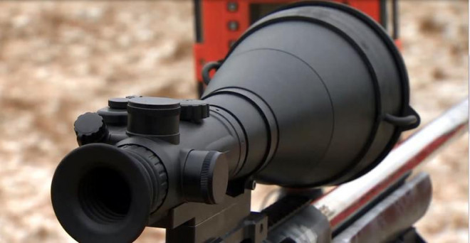 Loại ống ngắm đêm đặc biệt được sử dụng. Ảnh: RUPTLY