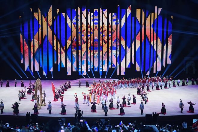 Đoàn Việt Nam dự lễ khai mạc SEA Games 30: Rực rỡ sắc đỏ, quyết tâm chiến thắng - 6