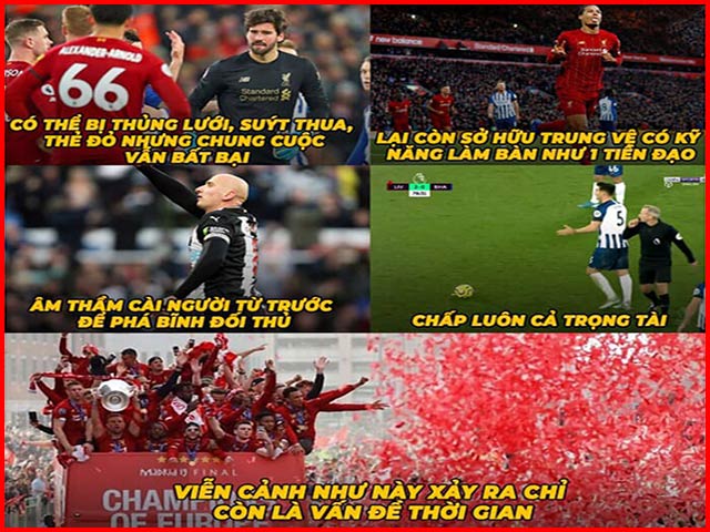 Tranh vui - Ảnh chế: Liverpool tiếp tục mạch bất bại cho Man City "hít khói"