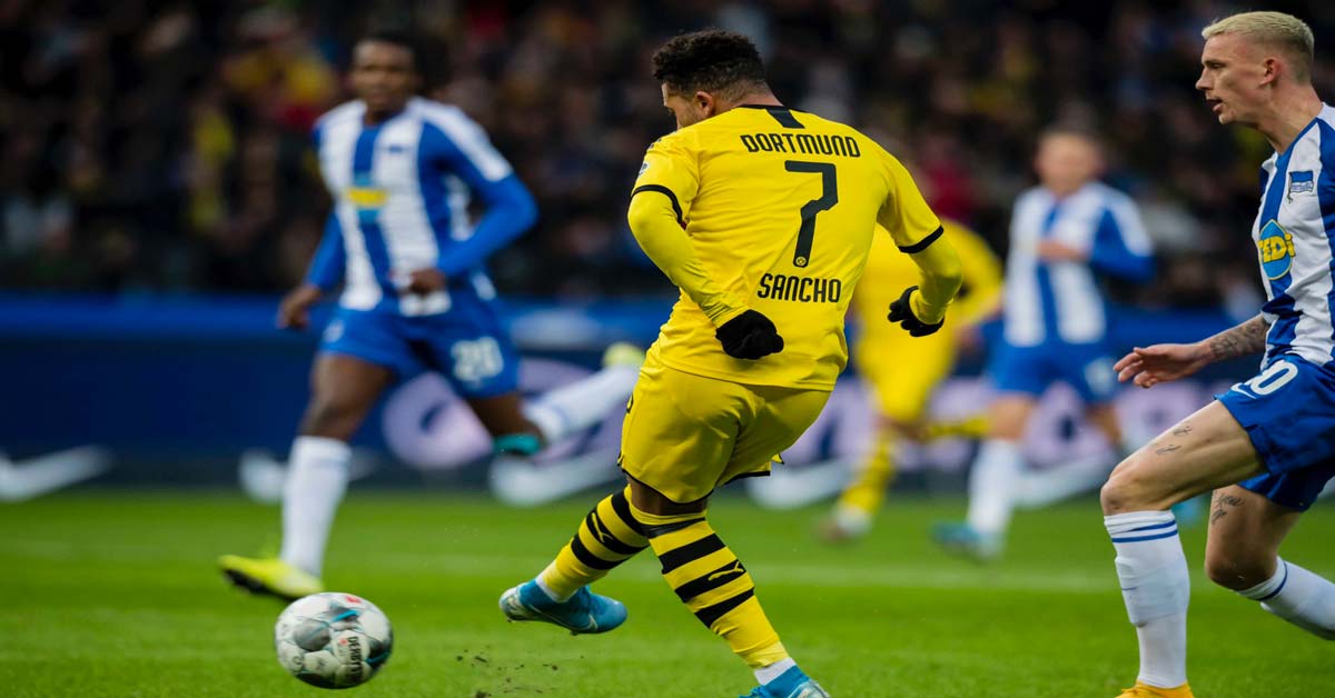 Video highlight trận Hertha Berlin - Dortmund: "Neymar nước Anh" tỏa sáng, định đoạt cực sớm