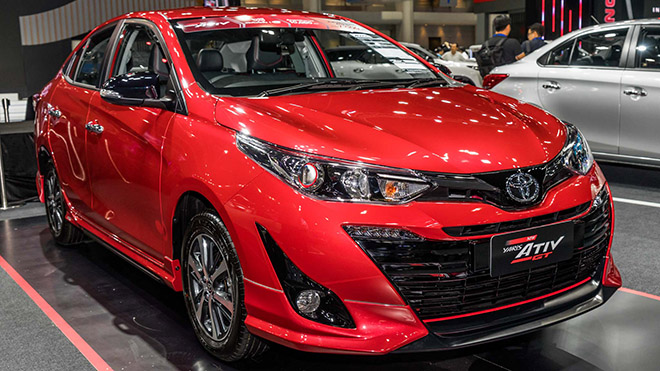 Toyota Yaris (Vios) được cung cấp với 03 phiên bản tại Thái Lan. Ảnh: Paultan.