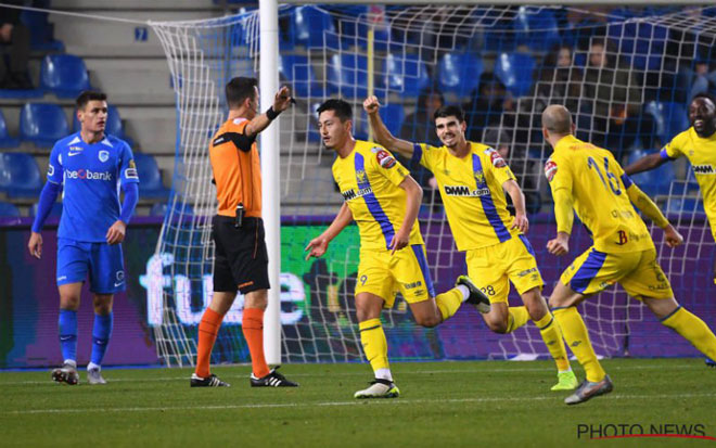 Tiền đạo Suzuki ghi bàn thắng quyết định cho Sint Truidense