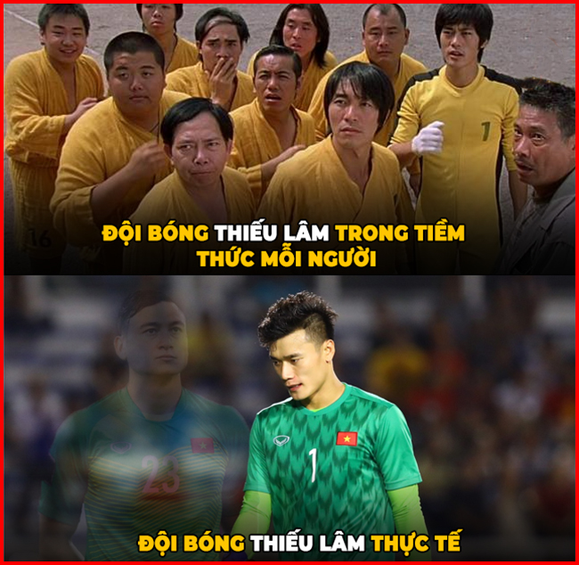 Hình ảnh "đội bóng thiếu Lâm" trong mắt fan hâm mộ Việt Nam.