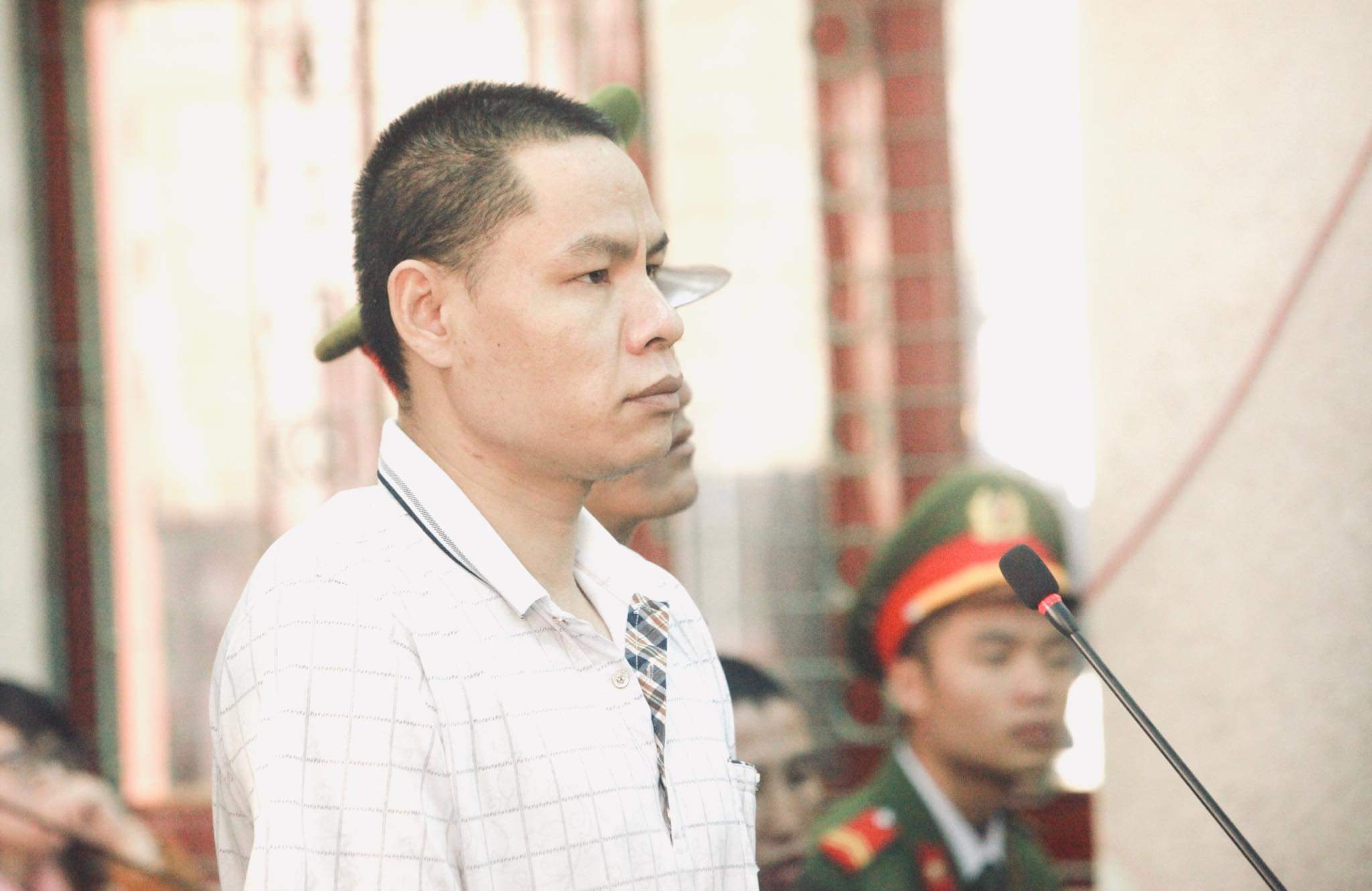 Vì Văn Toán tại phiên tòa xét xử vụ án Mua bán trái phép chất ma túy ngày 27/11.