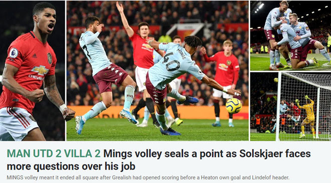 Ian Ladyman của tờ Dailymail đặt dấu hỏi về khả năng cầm quân của Solskjaer