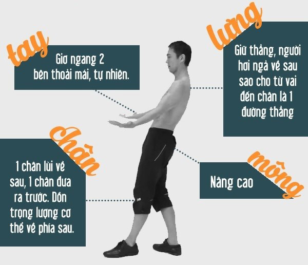 Tư thế chuẩn để thực hiện động tác hít thở giảm cân như người Nhật