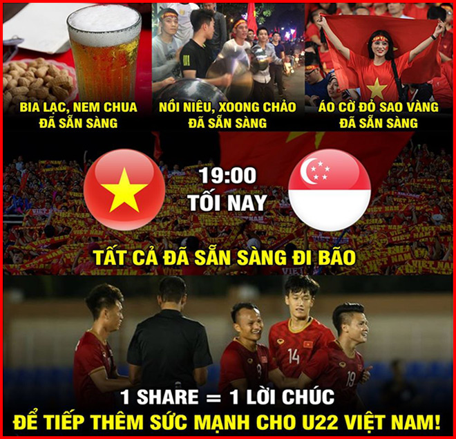 Thầy Park và U22 Việt Nam phải "đi bão" gặp U22 Singapore - 2