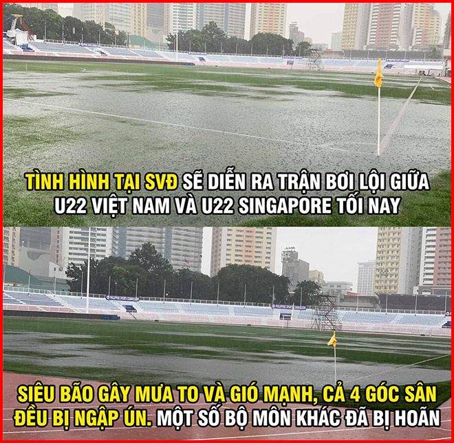 Thầy Park và U22 Việt Nam phải "đi bão" gặp U22 Singapore - 7