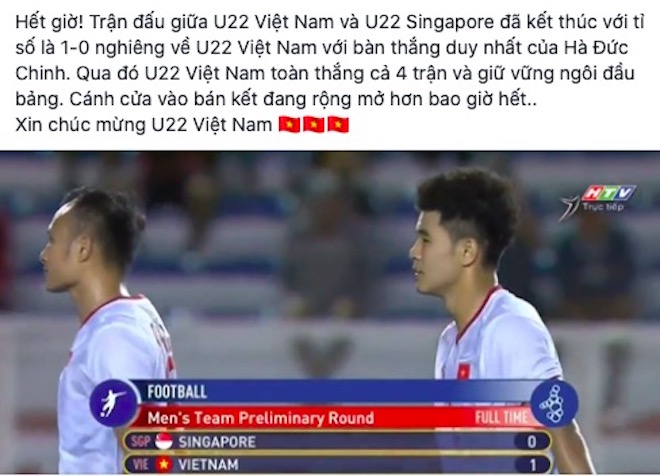 U22 Việt Nam hạ U22 Singapore tại SEA Games 30, dân mạng nghĩ gì? - 7
