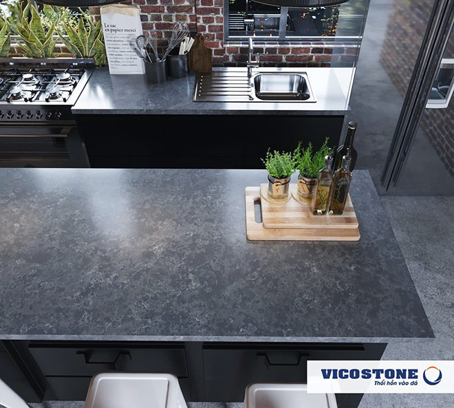 Hơn 130 mẫu mã đa dạng đem đến sự lựa chọn phong phú cho người dùng. Ảnh: Vicostone – Mẫu Tartufo