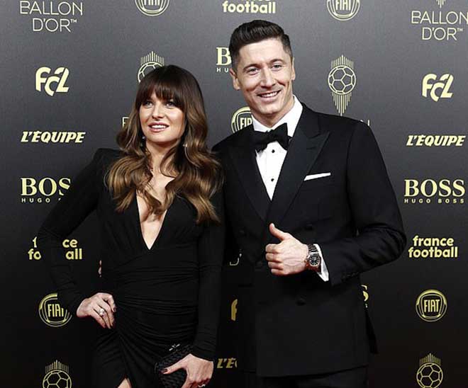 Lewandowski và vợ