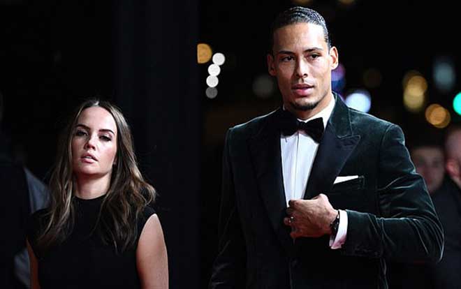 Van Dijk và vợ