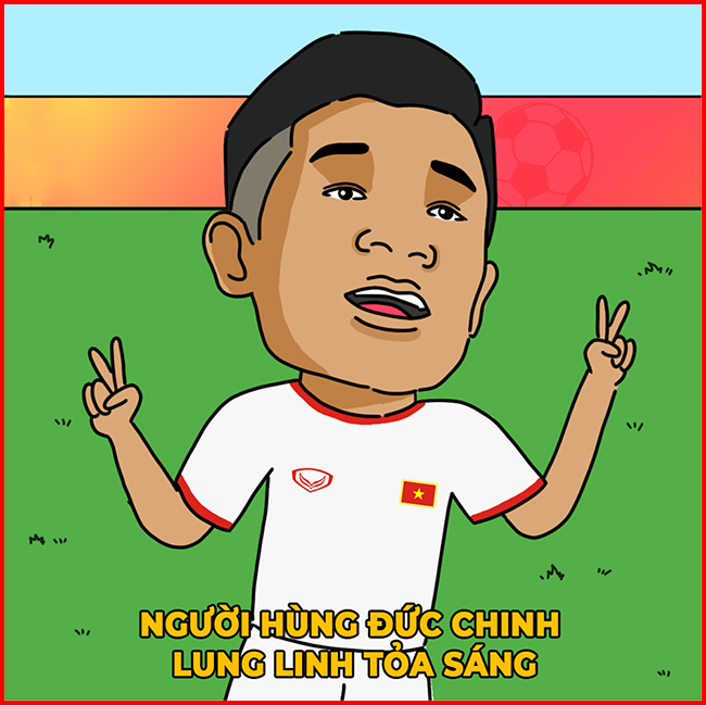Đức Chinh lại tỏa sáng giúp U22 Việt Nam chiến thắng.