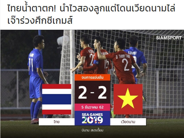 Bóng đá - U22 Thái Lan cay đắng "thua" U22 Việt Nam: Báo Thái nói gì về quả phạt đền?