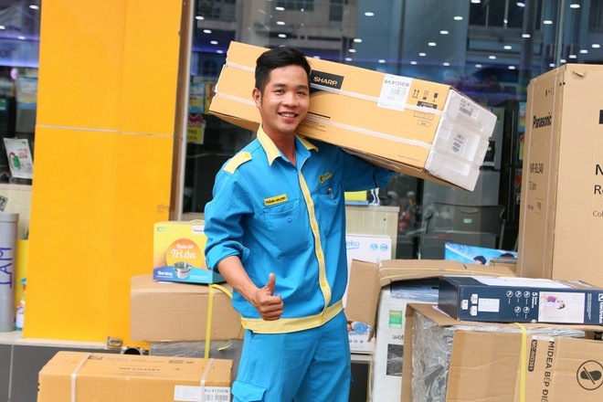 Điện máy Xanh đang có nhu cầu tuyển dụng đến 2,000 nhân viên giao nhận, lắp đặt mùa Tết