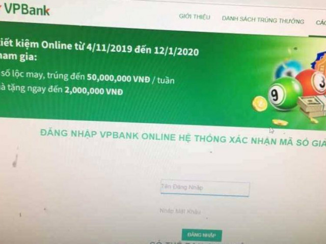 Kinh doanh - 2 phút, 18 giao dịch và 460 triệu đồng bị “ngân hàng” giả mạo VPB lừa đảo