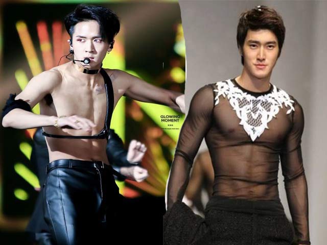Thời trang - Style hở hang bị chê bai của nhiều nam thần tượng xứ Hàn
