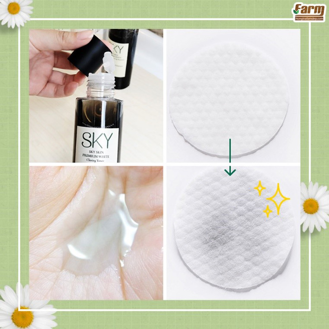 Nước hoa hồng Trà đen loại sạch bụi bặm và bã nhờn
