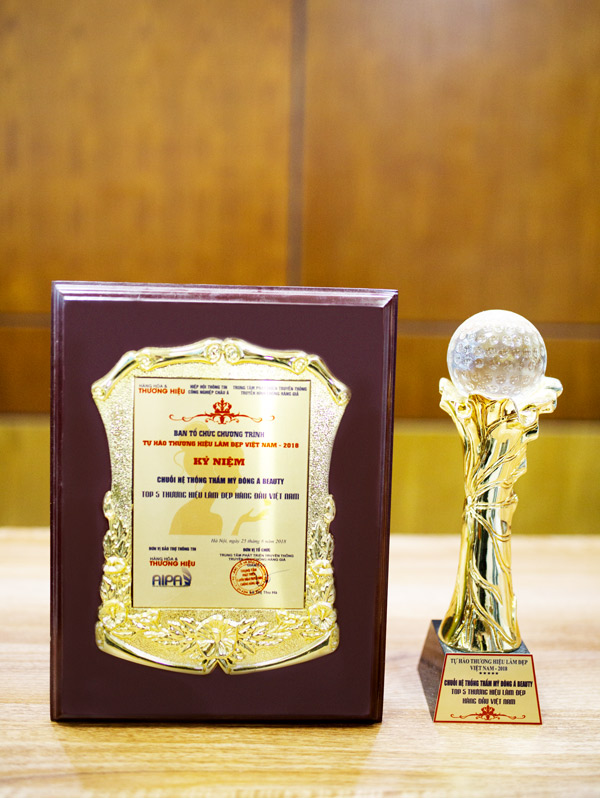 Bệnh viện thẩm mỹ Đông Á được chứng nhận Top 5 thương hiệu làm đẹp hàng đầu