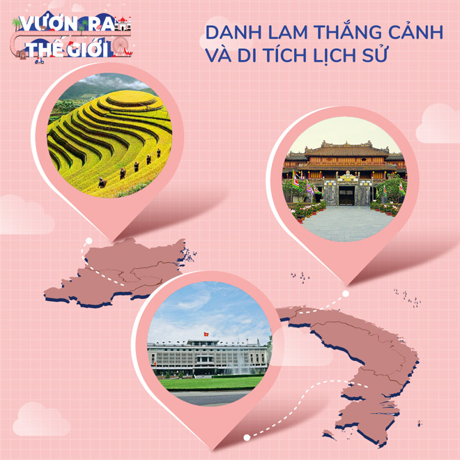 Danh lam thắng cảnh là một trong những chủ đề được thí sinh lựa chọn nhiều nhất khi tham gia chương trình.