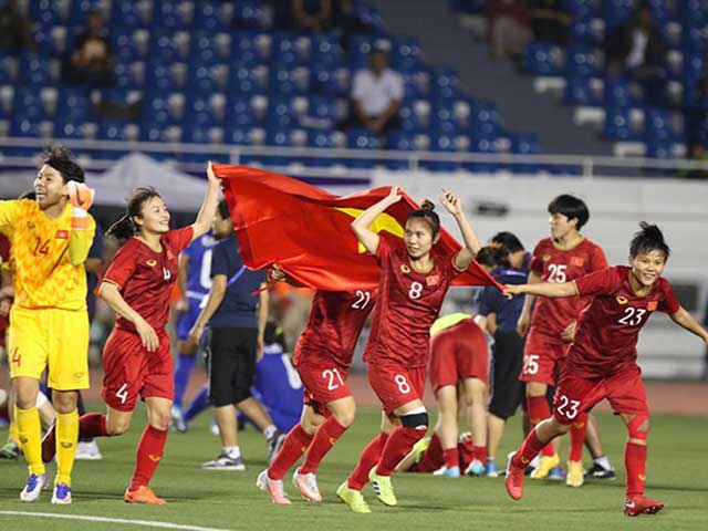 Bóng đá - Trực tiếp bóng đá chung kết SEA Games ĐT nữ Việt Nam - Thái Lan: Vỡ òa phút đăng quang (Hết giờ)