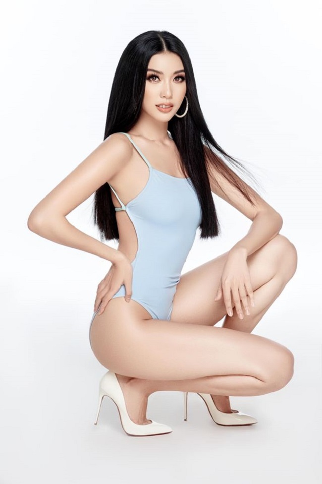 Thúy Vân gây chú ý ngay từ khi tham dự sơ khảo Hoa hậu Hoàn vũ Việt Nam 2019. Cô rất tự tin mình sẽ trở thành tân hoa hậu. 