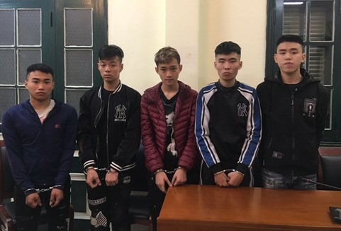 5 đối tượng cướp tài sản trên địa bàn TP.Hà Nội