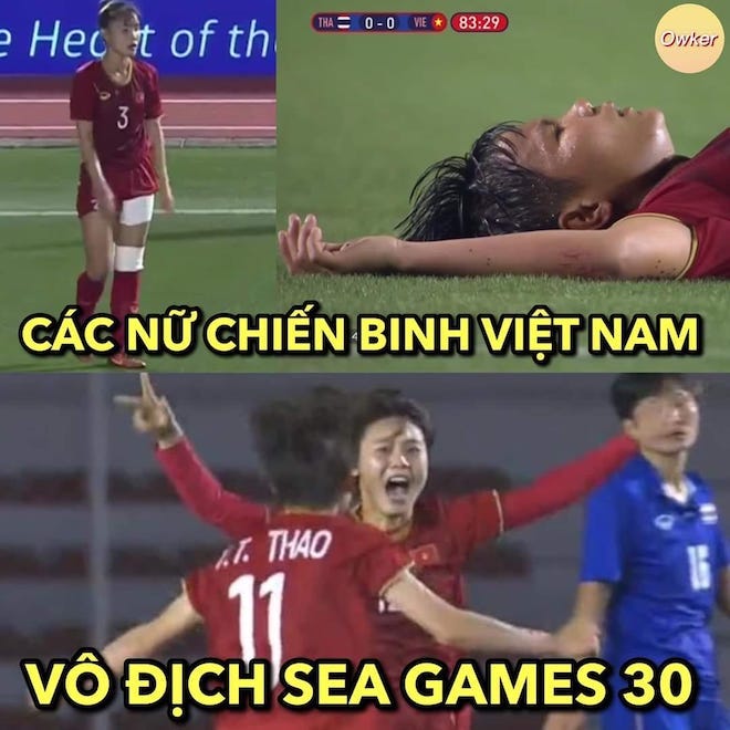 ĐT bóng đá nữ Việt Nam vô địch SEA Games 30, dân mạng xót xa "HCV kèm máu" - 1