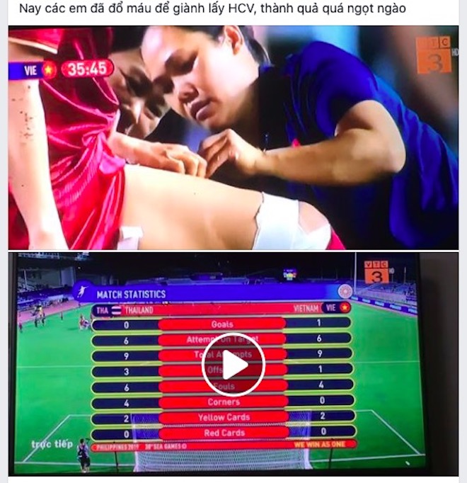 ĐT bóng đá nữ Việt Nam vô địch SEA Games 30, dân mạng xót xa "HCV kèm máu" - 2
