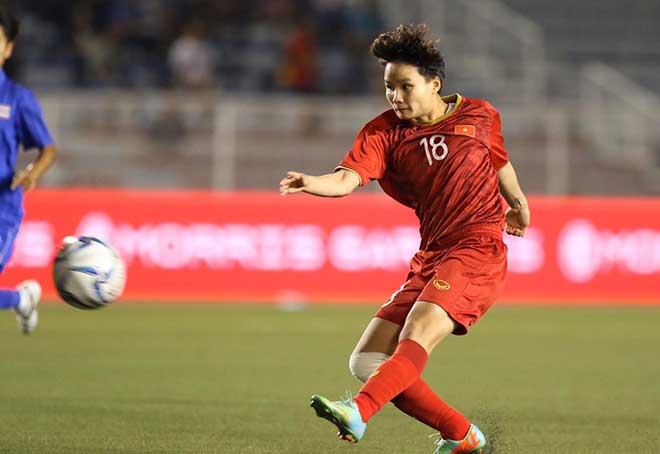 Trực tiếp bóng đá chung kết SEA Games ĐT nữ Việt Nam - Thái Lan: Kim Thanh chơi xuất sắc (H1) - 13