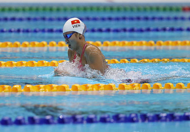 Kình ngư Ánh Viên bật khóc khi được hỏi về tương lai sau HCV thứ 6 SEA Games 30 - 6