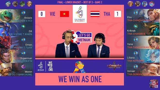 Đội tuyển Liên Quân Mobile Việt Nam giành HCĐ tại SEA Games 30 - 4