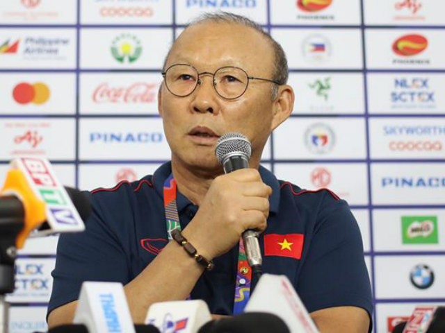 Bóng đá - Họp báo U22 Việt Nam chung kết SEA Games: Thầy Park &quot;bắt bài&quot; đối thủ, quyết giành HCV