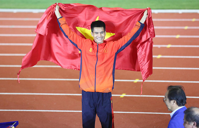 VĐV 27 tuổi đã có 2 chiếc HCV tại SEA Games năm nay.