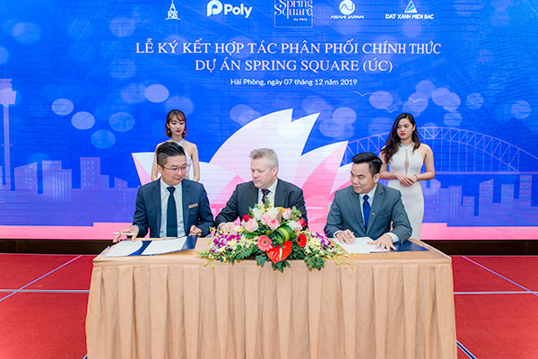 Chủ đầu tư Poly Australia ký kết hợp tác với các đơn vị phân phối tại Việt Nam