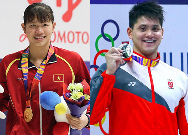 Ánh Viên chưa thể san bằng thành tích 26 HCV mà Joseph Schooling đang có