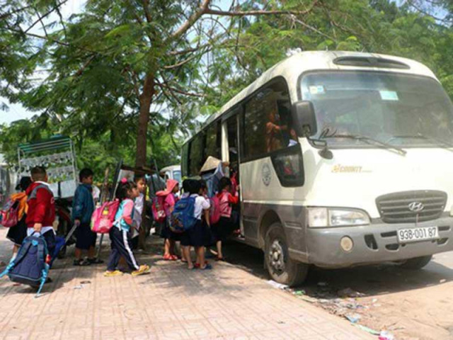 Giáo dục - du học - Bất an xe đưa đón học sinh ở Bình Dương