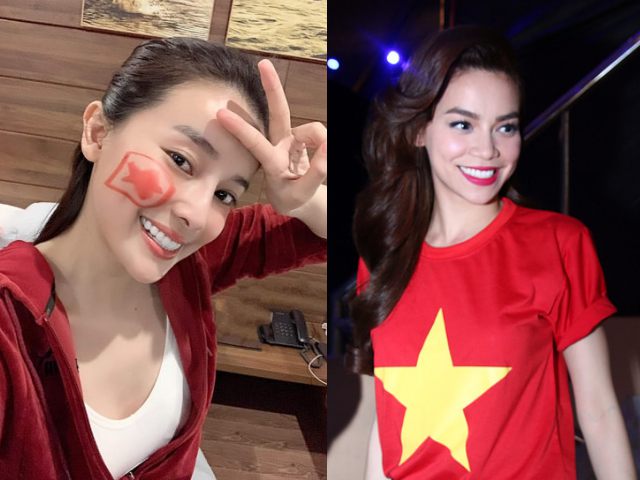 Ca nhạc - MTV - Chung kết U22 VN - Indonesia: Mỹ nhân Việt "nói là làm" cổ vũ tuyển VN