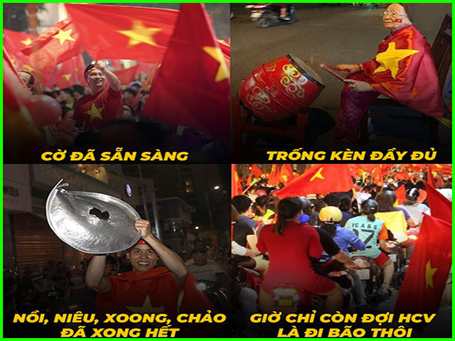 Tranh vui - Fan hâm mộ Việt Nam đã sẵn sàng "đón bão" HCV SEA Games 30