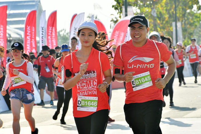 Nhiều VĐV lựa chọn trang phục của Li-Ning để chinh phục cuộc đua