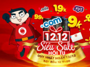 “12.12 Siêu Sale Hội Tụ”, Mắt Bão ưu đãi đỉnh đến 80%